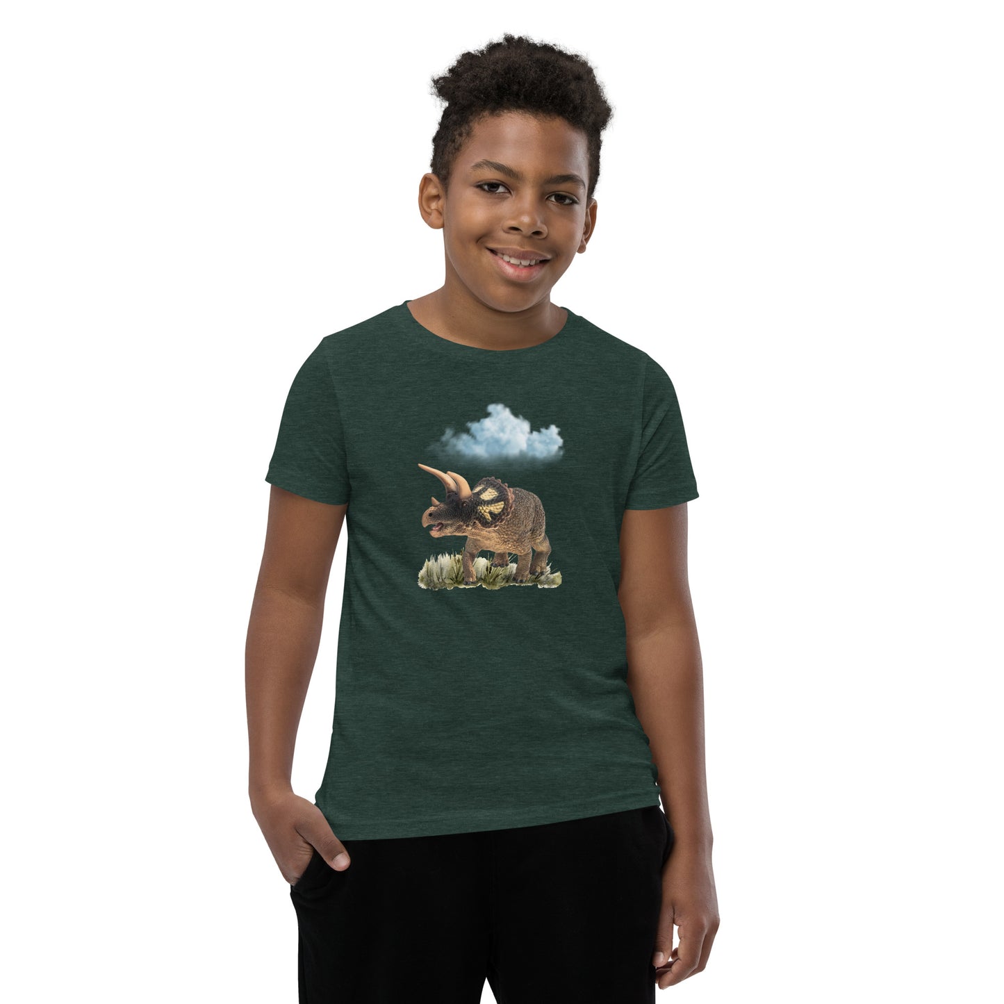 Roaming Dinosaur Youth Tee by EraofInk