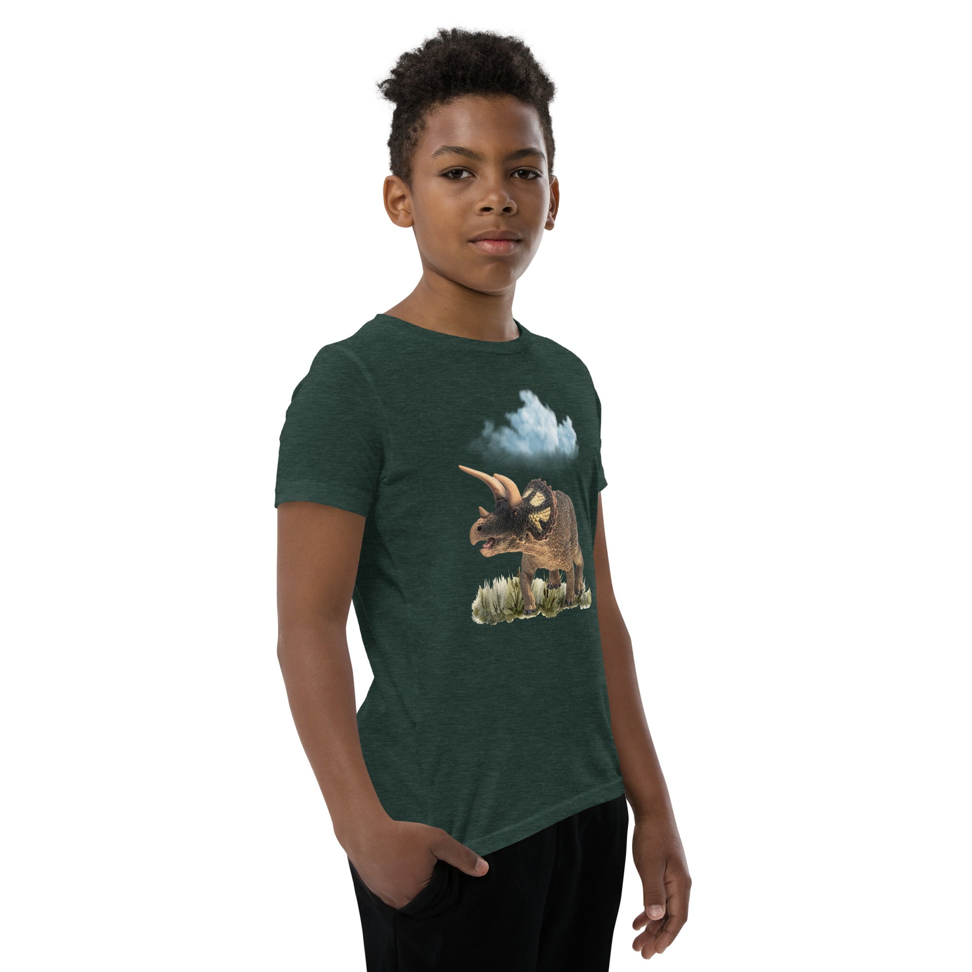 Roaming Dino Youth Tee by EraofInk