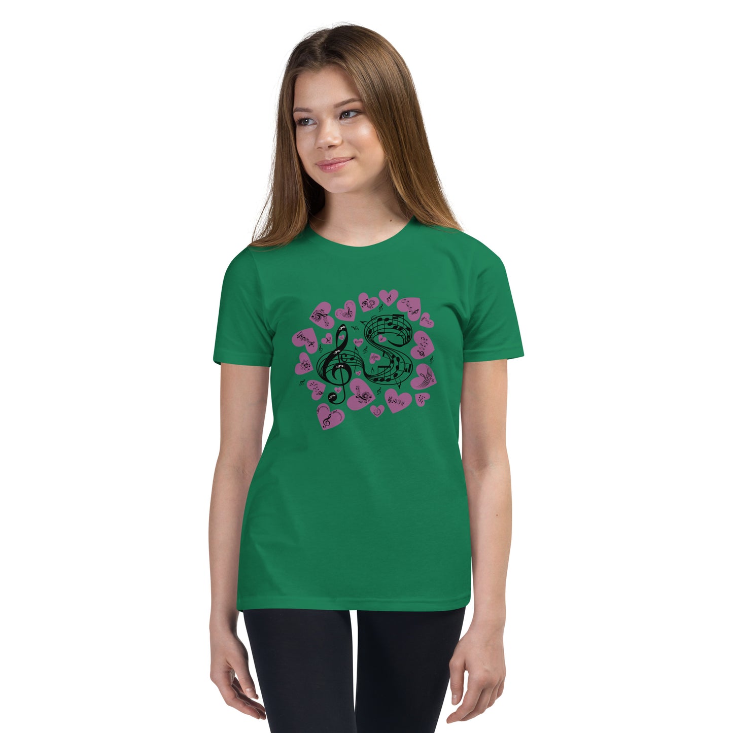 Music Is In My Heart Youth Tee by EraofInk