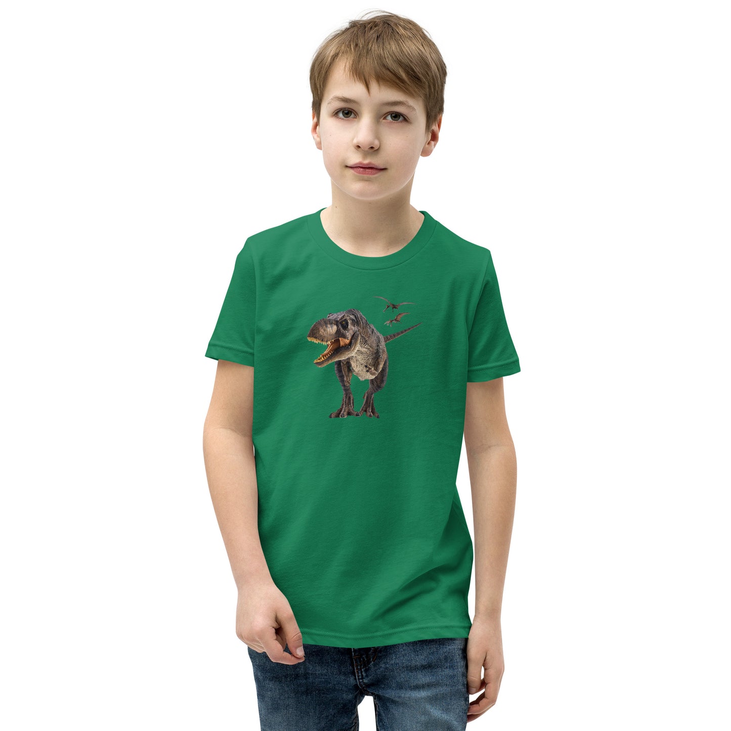 Ferocious Dinosaur Youth Tee by EraofInk