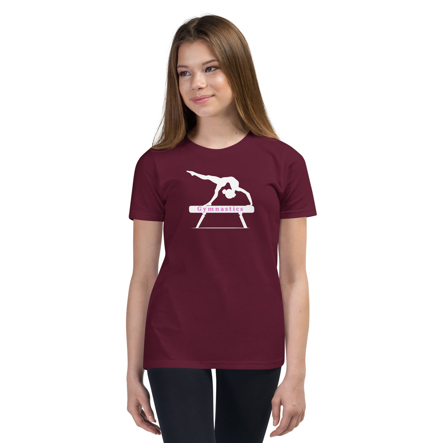 Gymnastics Youth Tee - Beam Skills by EraofInk