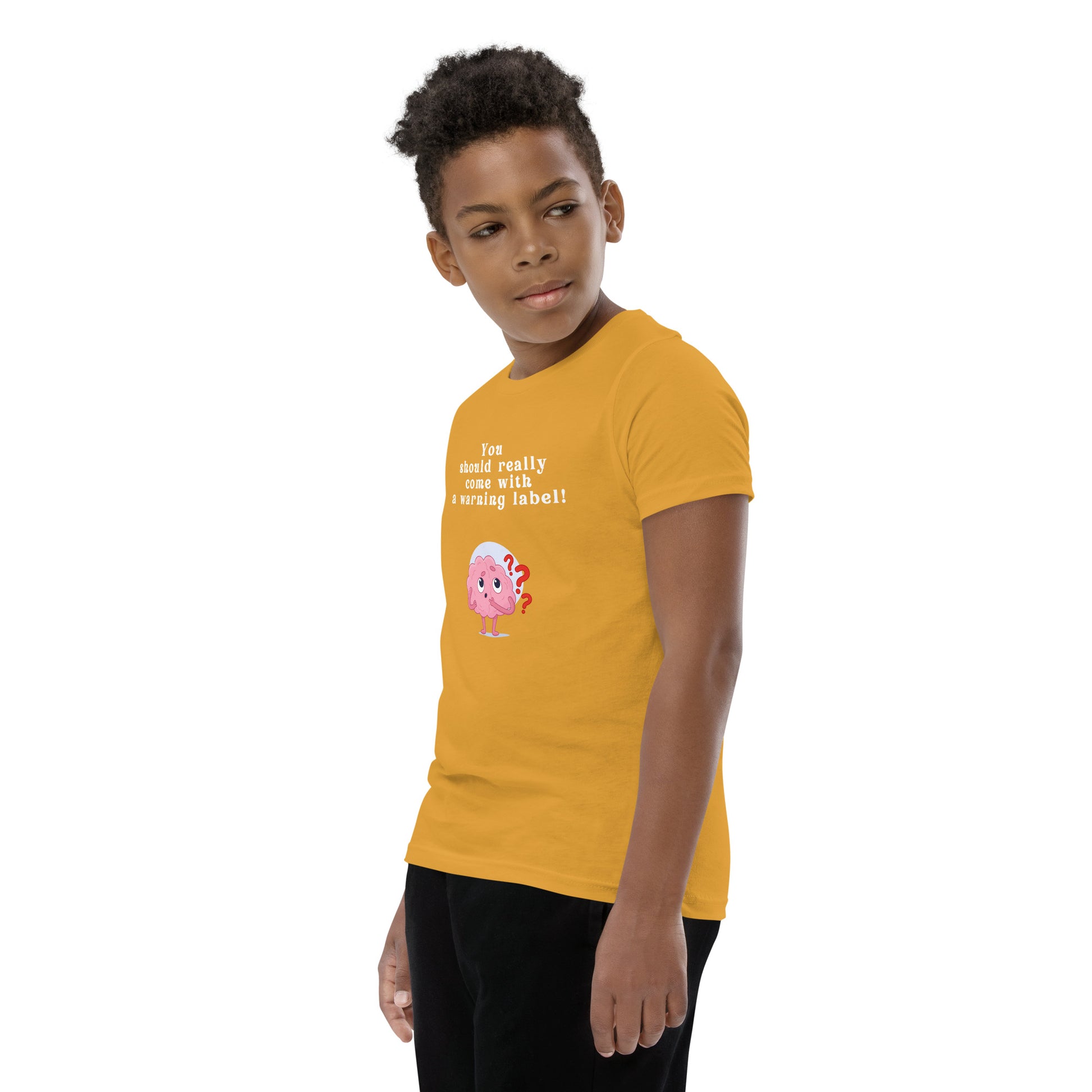 You Should Really Come With a Warning Label Youth Tee by EraofInk