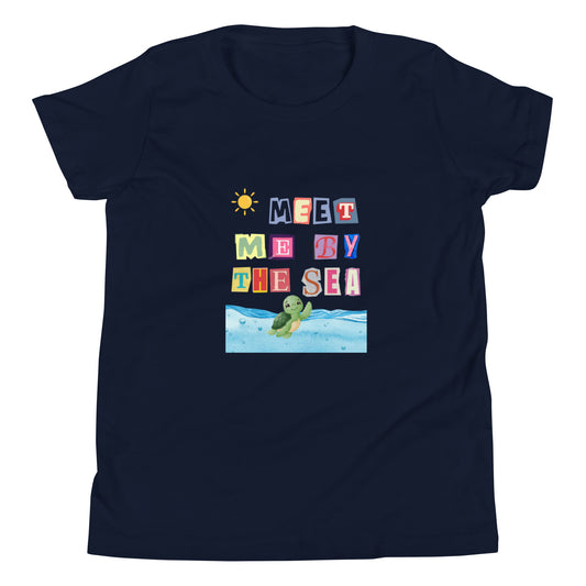 Meet Me By the Sea Youth Tee by EraofInk