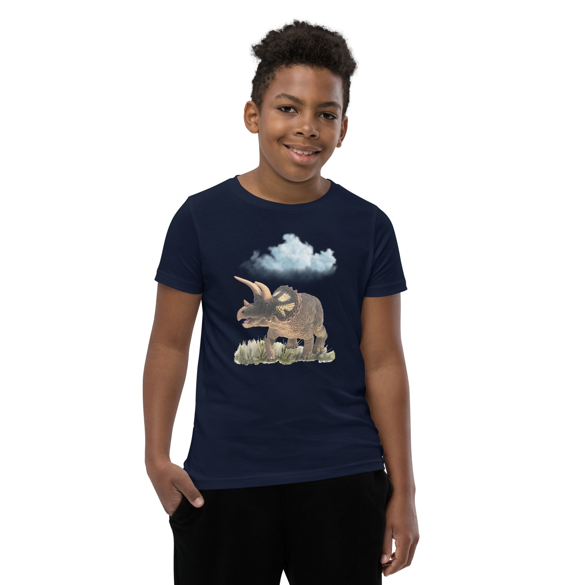 Roaming Dino Youth Tee by EraofInk