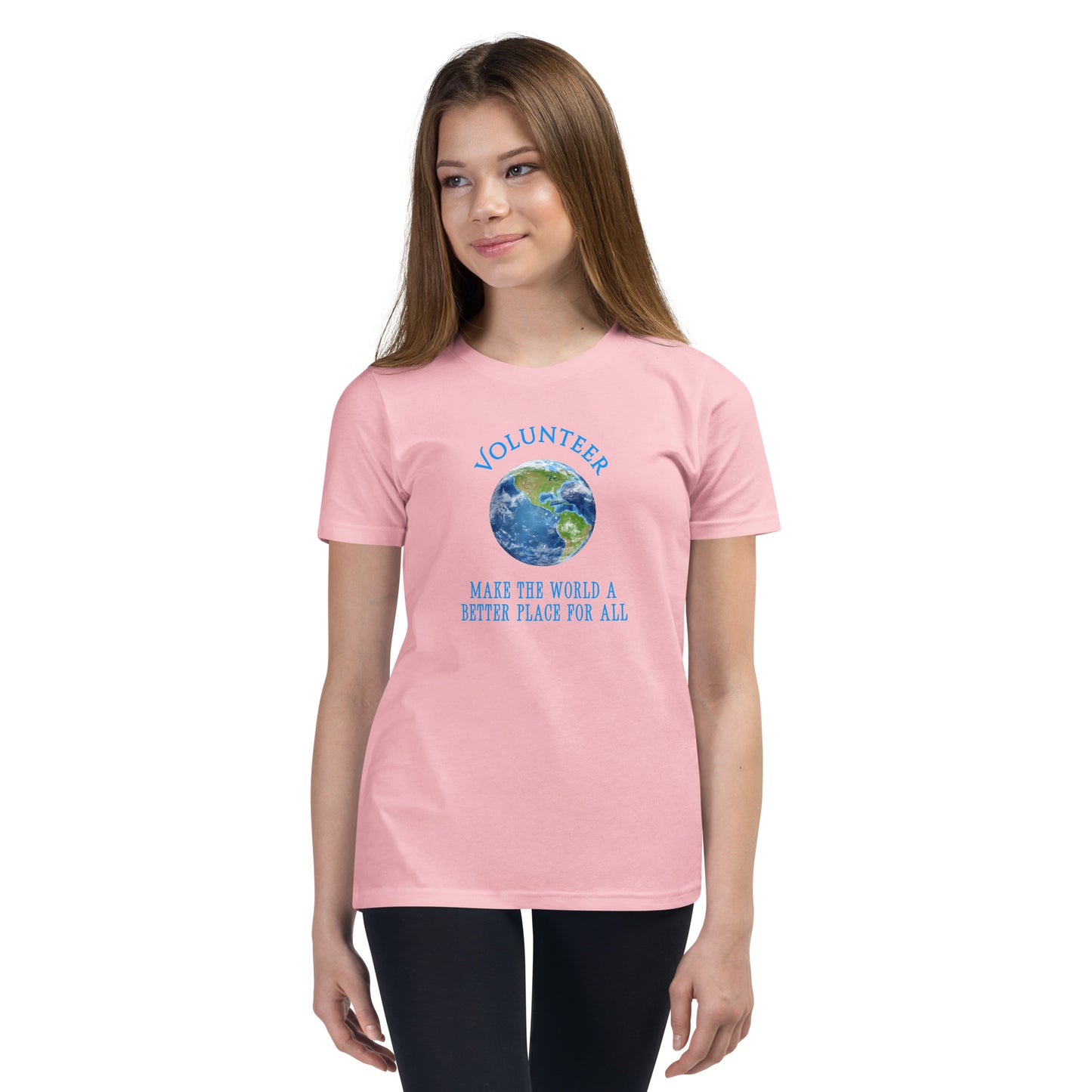 Volunteer Make the World a Better Place for all Youth Unisex Tee by EraofInk