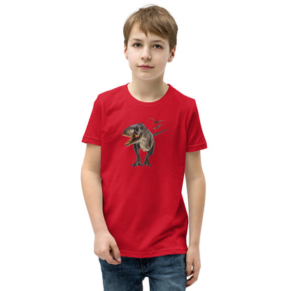 Ferocious Dinosaur Youth Tee by EraofInk
