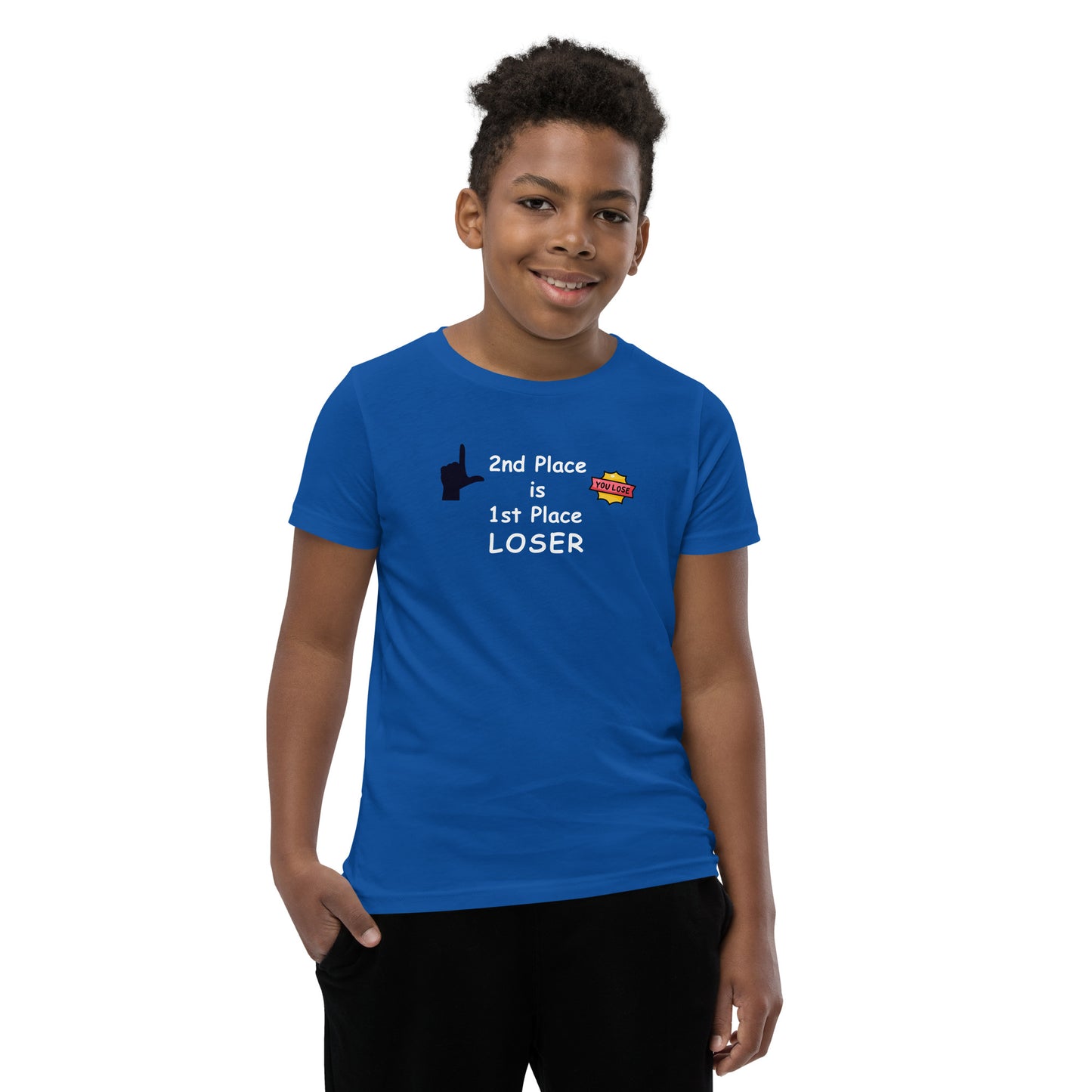 2nd Place is 1st Place Loser Youth Tee by EraofInk