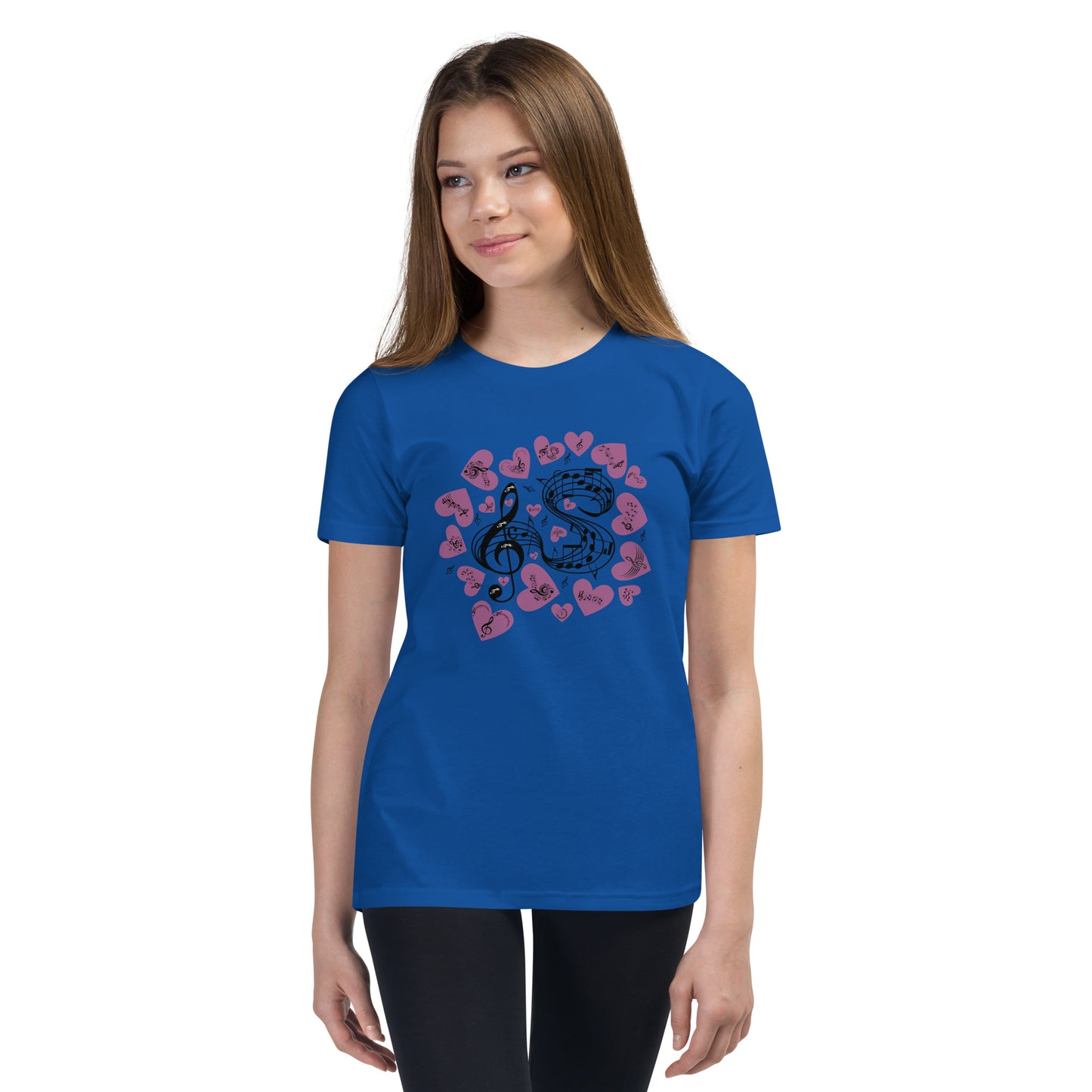 Music Is In My Heart Youth Tee by EraofInk