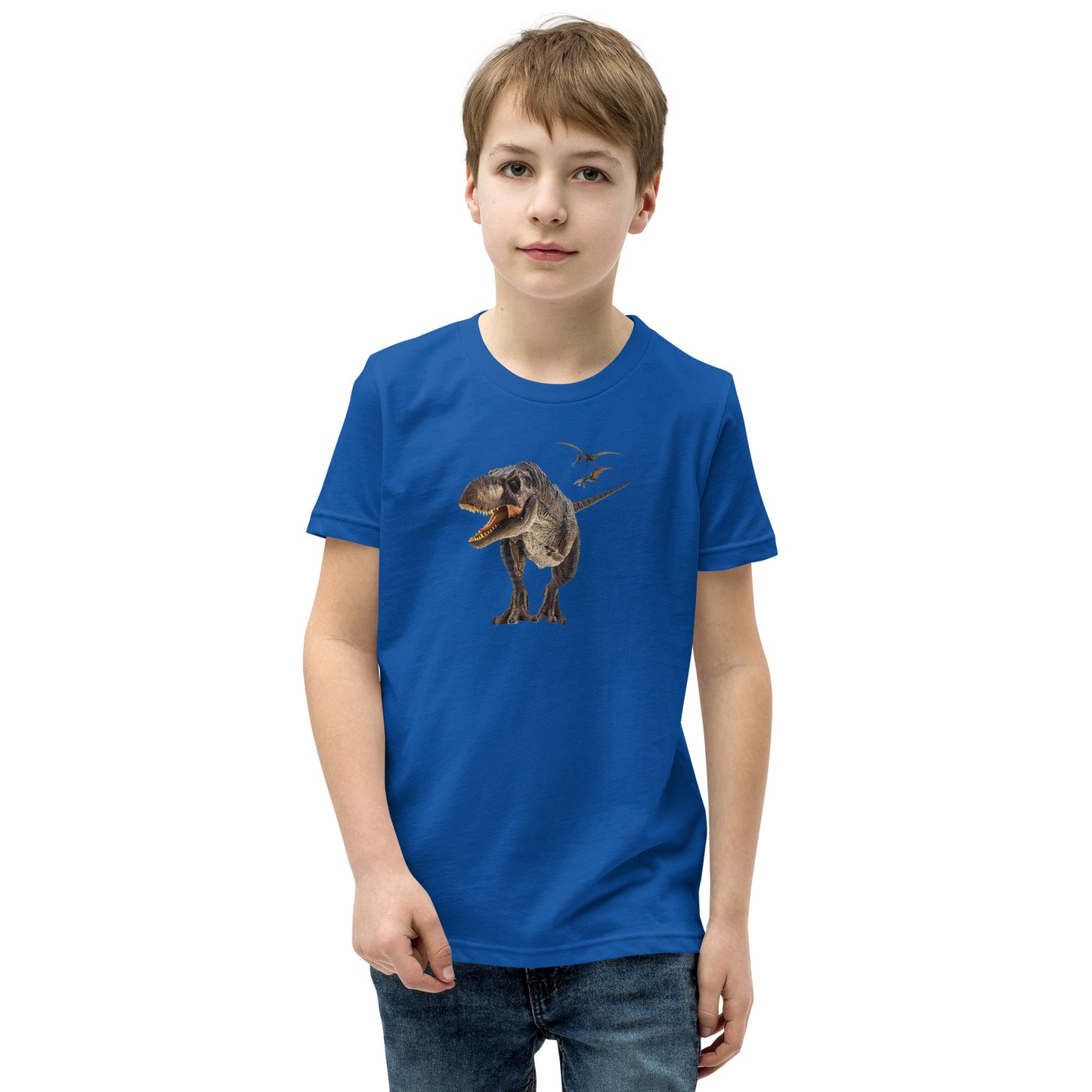 Ferocious Dinosaur Youth Tee by EraofInk