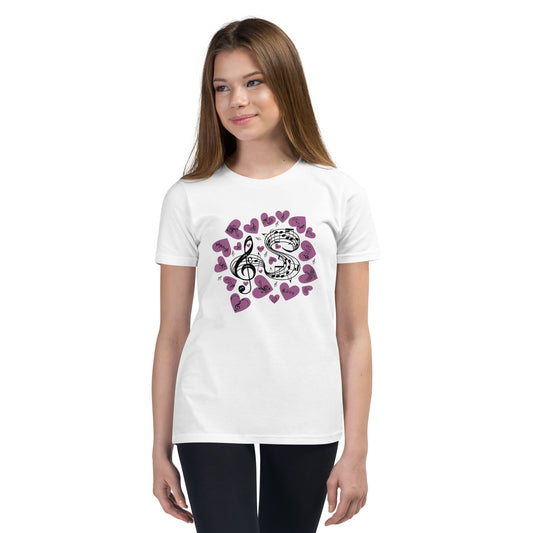 Music Is In My Heart Youth Tee by EraofInk