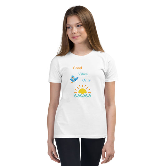 Good Vibes Only Youth Tee by EraofInk
