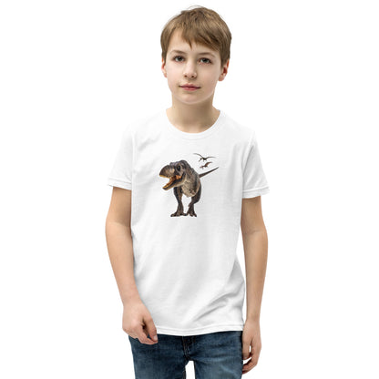 Ferocious Dinosaur Youth Tee by EraofInk