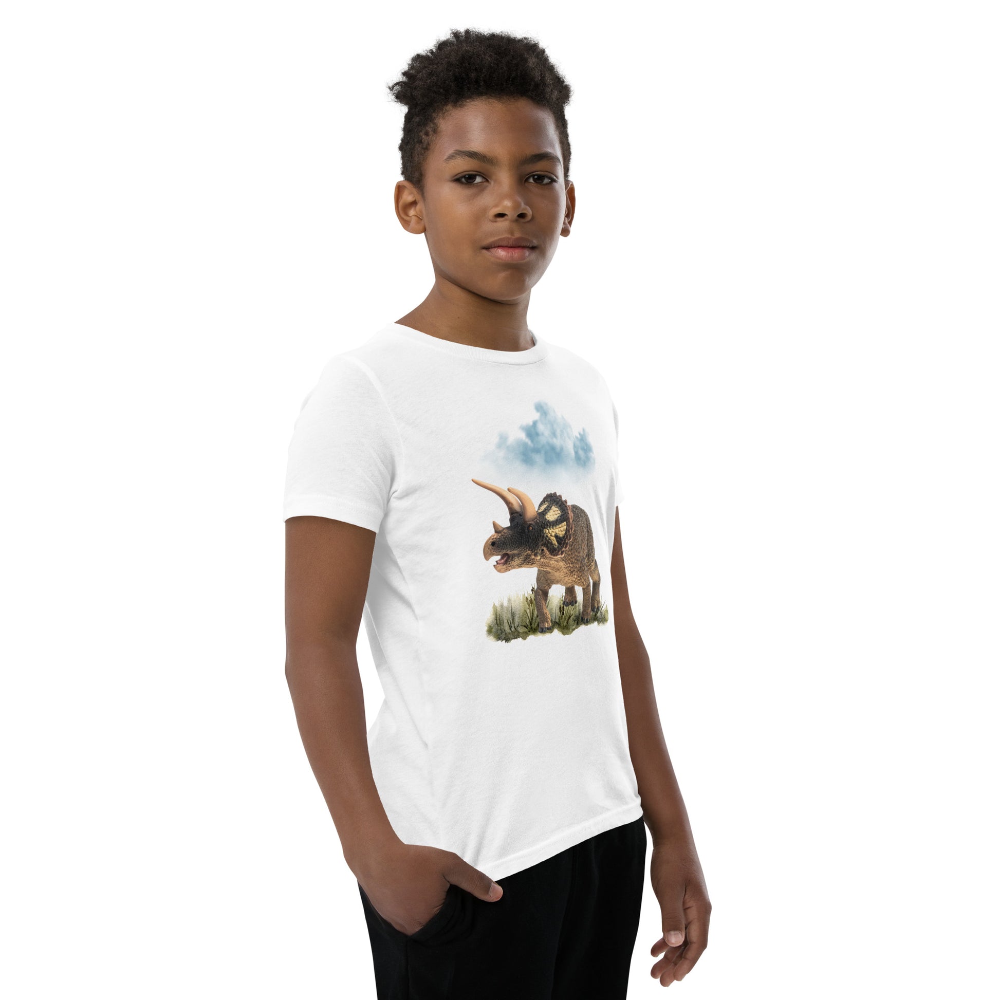 Roaming Dino Youth Tee by EraofInk